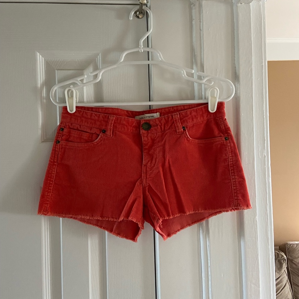 Orange shorts
